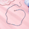 2MM Faceted Round Natural Apatite Beaded Necklaces NJEW-JN05918-02-1