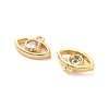 Brass Cubic Zirconia Charms LS-KK-D300-11G-2