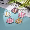 Alloy Enamel Pendants X-ENAM-P152-M-4