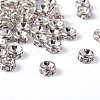 Brass Rhinestone Spacer Beads RB-A014-Z6mm-01S-NF-3