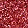 Tube AB-Color Plated Glass Bugle Beads SEED-R011-165B-2