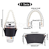 PU Leather Heat Resistant Reusable Cup Sleeve AJEW-WH0326-38D-2