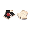 Alloy Enamel Pendants ENAM-S121-088C-2