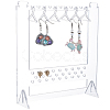 Acrylic Earring Display Stands EDIS-WH0029-86-1