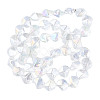 Electroplate Glass Beads Strands EGLA-N008-019-D01-2