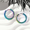 202 Stainless Steel Huggie Hoop Earrings EJEW-F111A-18mm-RC-1