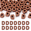 Opaque Acrylic European Beads OACR-TAC0019-006D-1