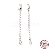 925 Sterling Silver Chain Extenders STER-D036-41AS-1