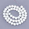 Spray Painted Non-magnetic Synthetic Hematite Beads Strands G-T116-24-16-2