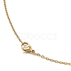 Electroplated Natural Keshi Pearl Pendant Necklaces NJEW-JN05604-01-5