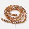 Electroplate Transparent Glass Beads Strands EGLA-A034-T4mm-N16-2