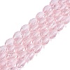 Transparent Glass Beads Strands GLAA-N071-01A-A03-1