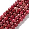 Dyed Natural Regalite/Imperial Jasper/Sea Sediment Jasper Beads Strands G-B124-C01-13-1