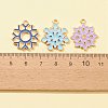 6Pcs 6 Styles Christmas Zinc Alloy Enamel Pendants FIND-FS0001-78-2