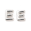 Brass Hollow Out Initial Letter Stud Earrings EJEW-A044-01P-E-1