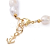 Natural Baroque Pearl Keshi Pearl Beaded Bracelets BJEW-JB05262-3