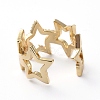 Adjustable Brass Cuff Finger Rings RJEW-G096-06G-3