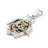 Natural Dalmatian Jasper Pendants G-A224-02P-02-2