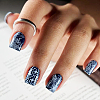 Stainless Steel DIY Nail Art Templates MRMJ-WH0092-085-4