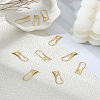10Pcs Brass Earring Hooks KK-LP0004-02-1