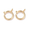 Eco-friendly Brass Spring Ring Clasps KK-D082-01D-G-1
