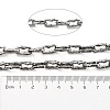 Alloy Twist Oval Link Chains LCHA-K001-04P-3