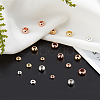 Brass Flat Round Spacer Beads KK-PH0035-81-2