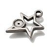 304 Stainless Steel Pendant Rhinestone Settings STAS-H223-01AS-01-2