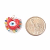 Handmade Evil Eye Lampwork Pendants PALLOY-JF01472-5