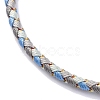 Polyester Cord Braided Bracelet Makings MAK-Z003-01P-17-2