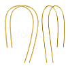 2 Pairs Sterling Silver Ear Wire STER-WH0061-46G-1