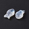 Transparent Electroplate Glass Beads X-GLAA-I050-10K-3
