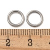 304 Stainless Steel Linking Rings STAS-F187-51P-8mm-1-3