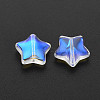 Electroplate Transparent Glass Beads X-GLAA-T022-25-B01-2
