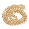 Electroplate Transparent Glass Beads Strands EGLA-I018-FA03-2