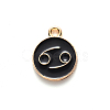 Alloy Enamel Pendants ENAM-S124-01B-08D-2