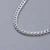 Brass Twisted Curb Chain Necklaces NJEW-BB10884-18-2