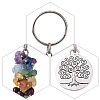 Natural Gemstone Keychain X-KEYC-JKC00163-03-2