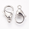 Tarnish Resistant 304 Stainless Steel Lobster Claw Clasps Hand Polished STAS-I082-14P-04-1