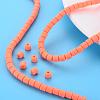 Polymer Clay Bead Strands CLAY-T001-C54-8