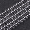 Synthetic Quartz Crystal Beads Strands X-GSR8mmA039-1-2