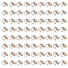 500Pcs Iron Crimp Beads Covers IFIN-ME0001-23B-1