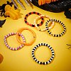 Handmade Polymer Clay Heishi Beads Stretch Bracelets Sets BJEW-JB05902-10-7