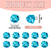 10Pcs Glass Imitation Austrian Crystal Beads GLAA-TADJ0001-11G-3