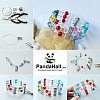 Spray Painted Crackle Glass Beads CCG-PH0002-12-7