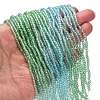 Transparent Painted Glass Beads Strands X1-DGLA-A034-T2mm-A16-2
