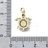 Brass Micro Pave Clear Cubic Zirconia Pendants KK-V010-07G-02-3