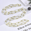 Brass Paperclip Chains MAK-S072-13A-14KC-4