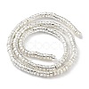 Electroplated Natural Lava Rock Beads Strands G-H303-A05-S-2