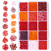 15 Styles Glass Seed & Bugle Beads SEED-PA0001-14E-7